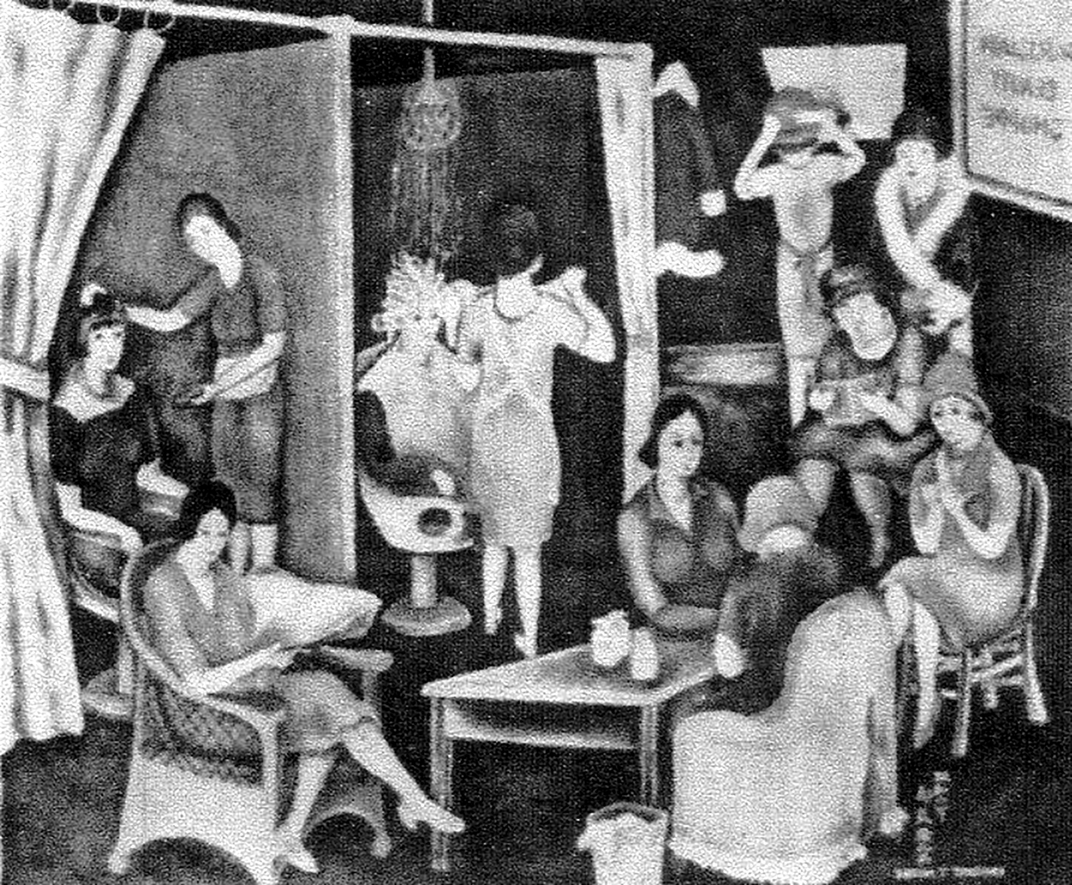 Takashi Tsuzuki, Beauty Shop, c.1927 (1927 Independent Artist